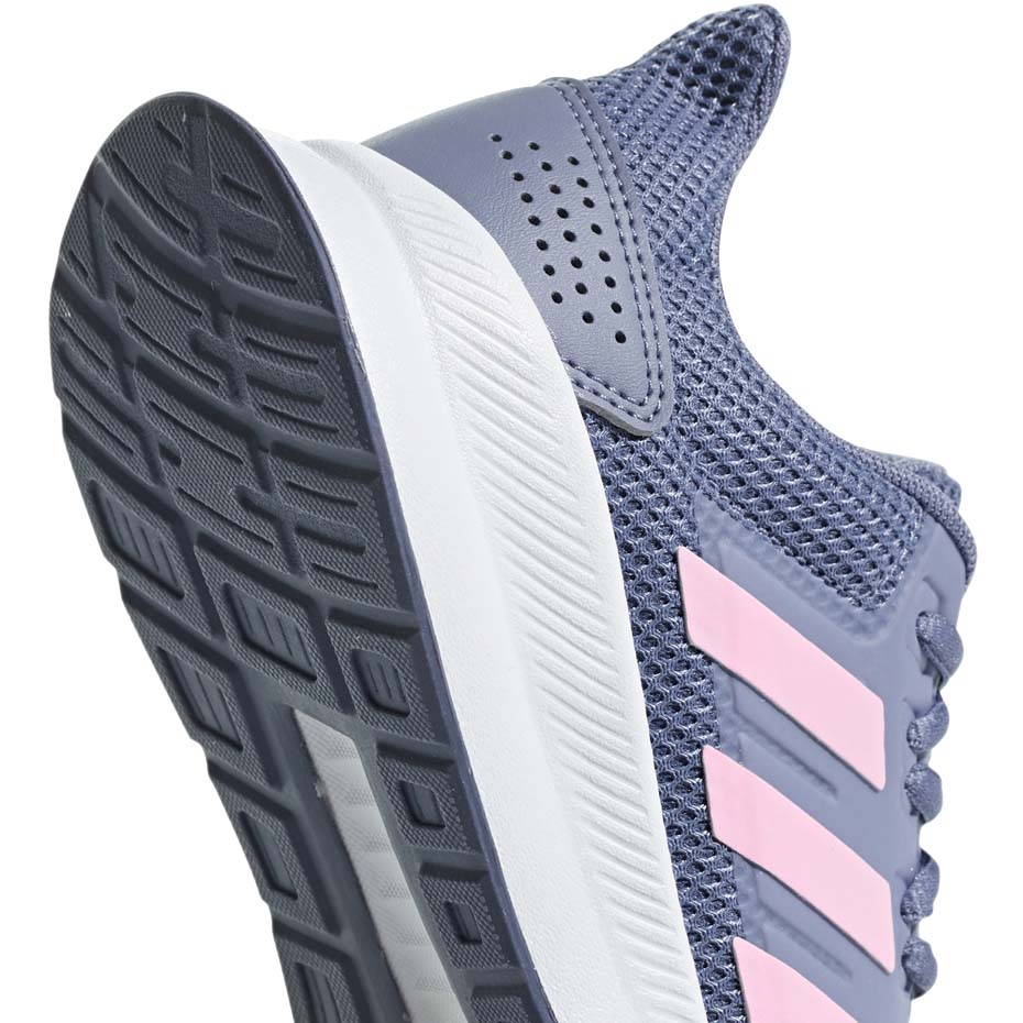 Buty dla dzieci do biegania adidas Falcon K fioletowe F36541 - obrazek 5