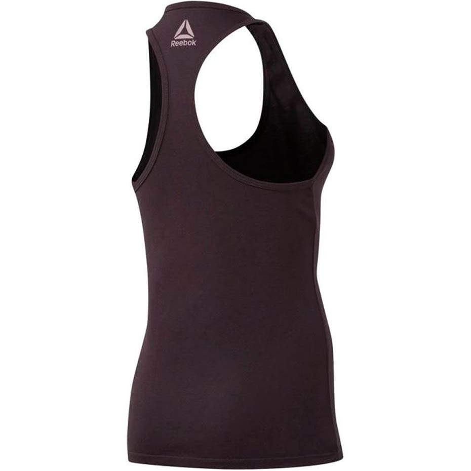 Koszulka damska Reebok RCF Graphic Tank fioletowa DP1224 - obrazek 2
