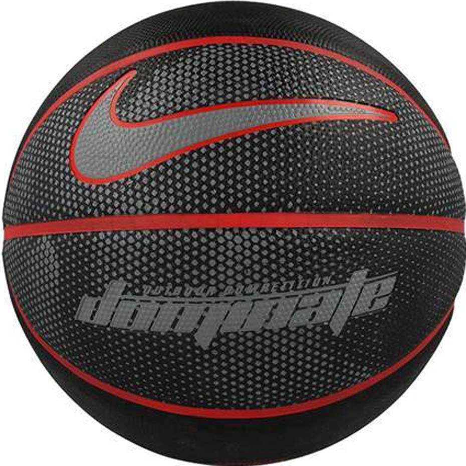Piłka koszykowa Nike Dominate 8P czarno-czerwona NKI0001907