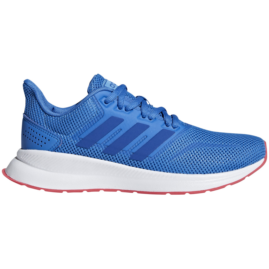 Buty dla dzieci do biegania adidas Falcon K niebieskie F36540