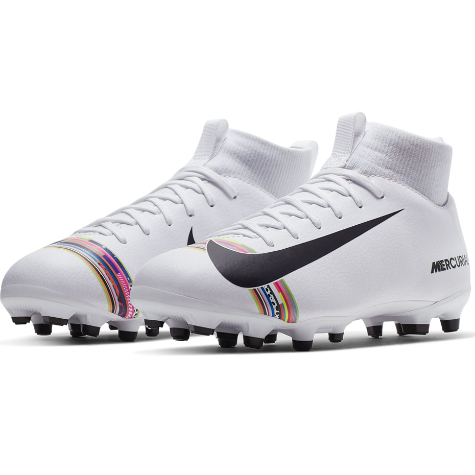 Buty piłkarskie Nike Mercurial Superfly 6 Academy MG JR AJ3111 109 - obrazek 4