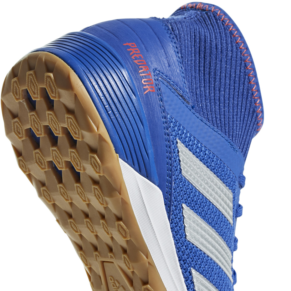 Buty piłkarskie adidas Predator 19.3 IN niebieskie BB9080 - obrazek 6