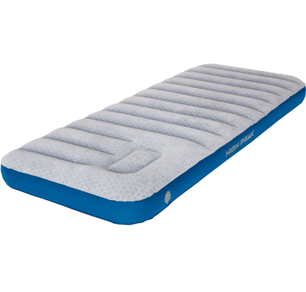 Materac welurowy jednoosobowy High Peak Cross Beam Extra Long szary 40043