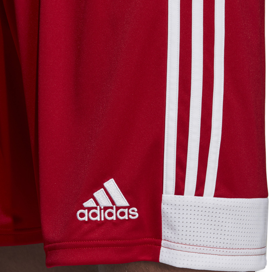 Spodenki męskie adidas Tastigo 19 Shorts czerwone DP3681 - obrazek 3