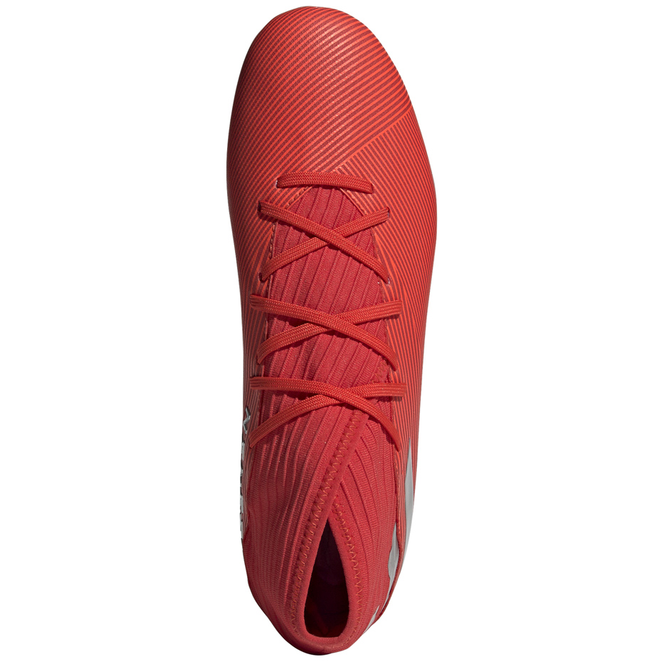 Buty piłkarskie adidas Nemeziz 19.3 FG czerwone F34389 - obrazek 2