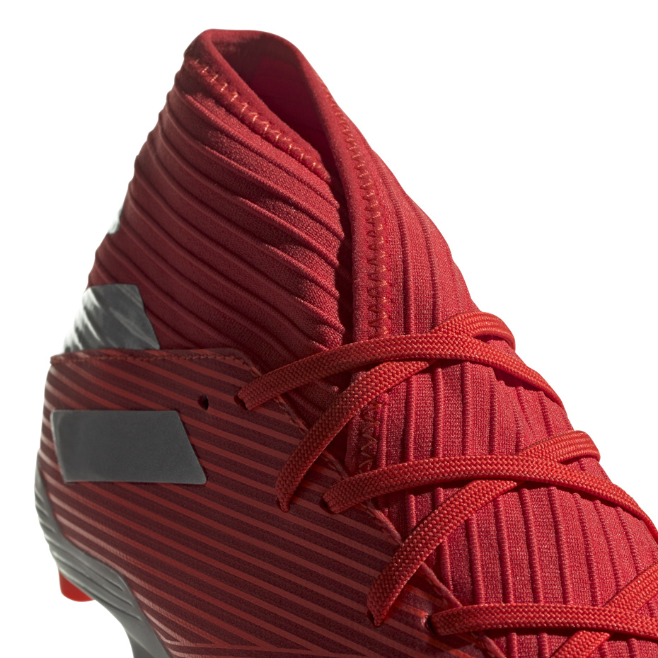 Buty piłkarskie adidas Nemeziz 19.3 FG czerwone F34389 - obrazek 4