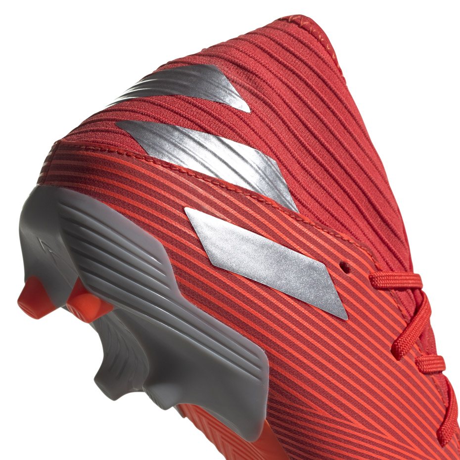 Buty piłkarskie adidas Nemeziz 19.3 FG czerwone F34389 - obrazek 5