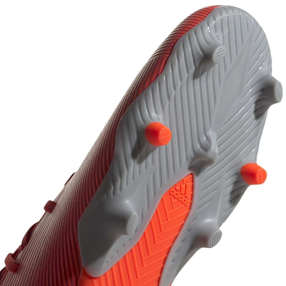 Buty piłkarskie adidas Nemeziz 19.3 FG czerwone F34389 - obrazek 6