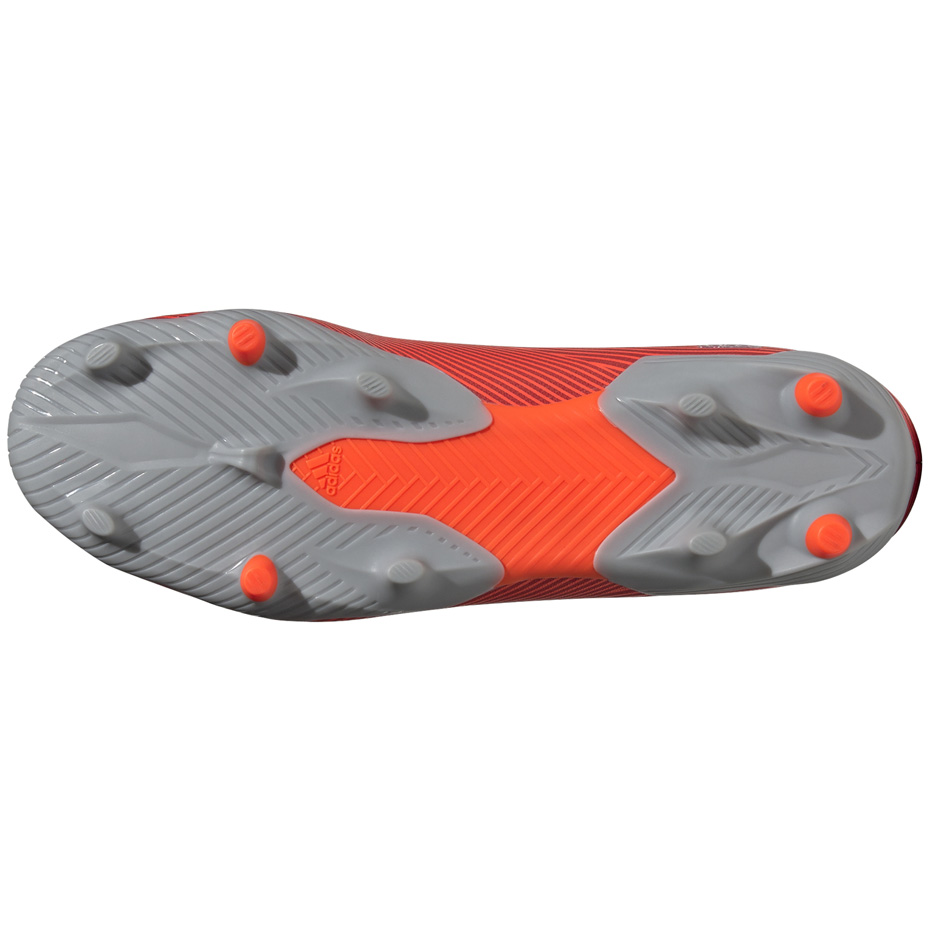 Buty piłkarskie adidas Nemeziz 19.3 FG czerwone F34389 - obrazek 7
