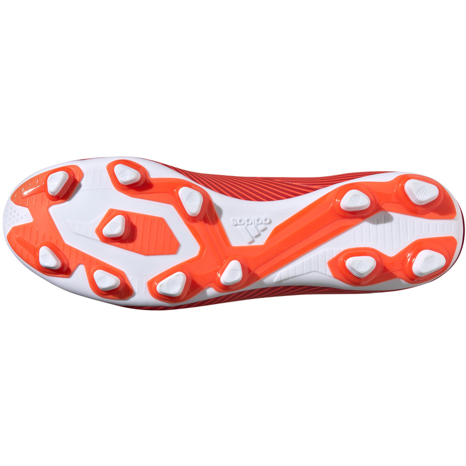Buty piłkarskie adidas Nemeziz 19.4 FxG czerwone F34393 - obrazek 7