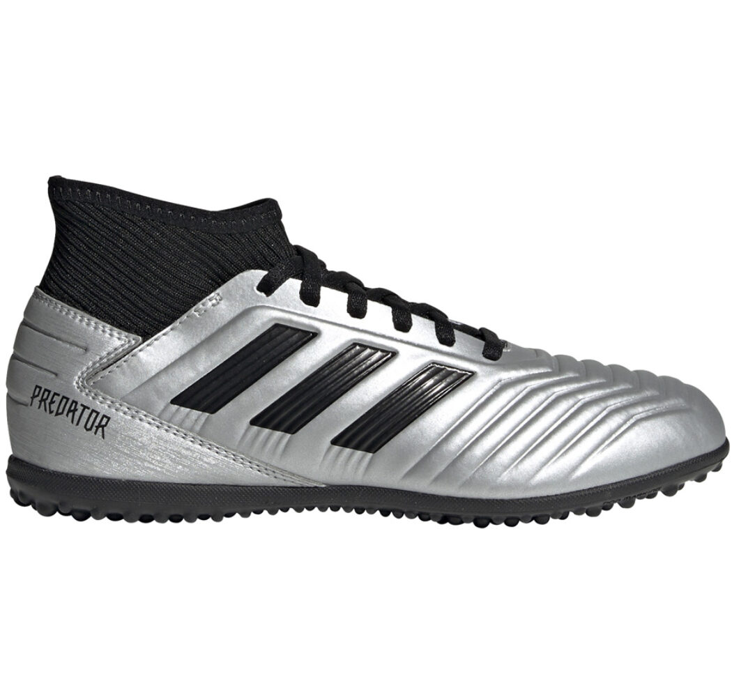 Buty piłkarskie adidas Predator 19.3 TF JR srebrne G25802