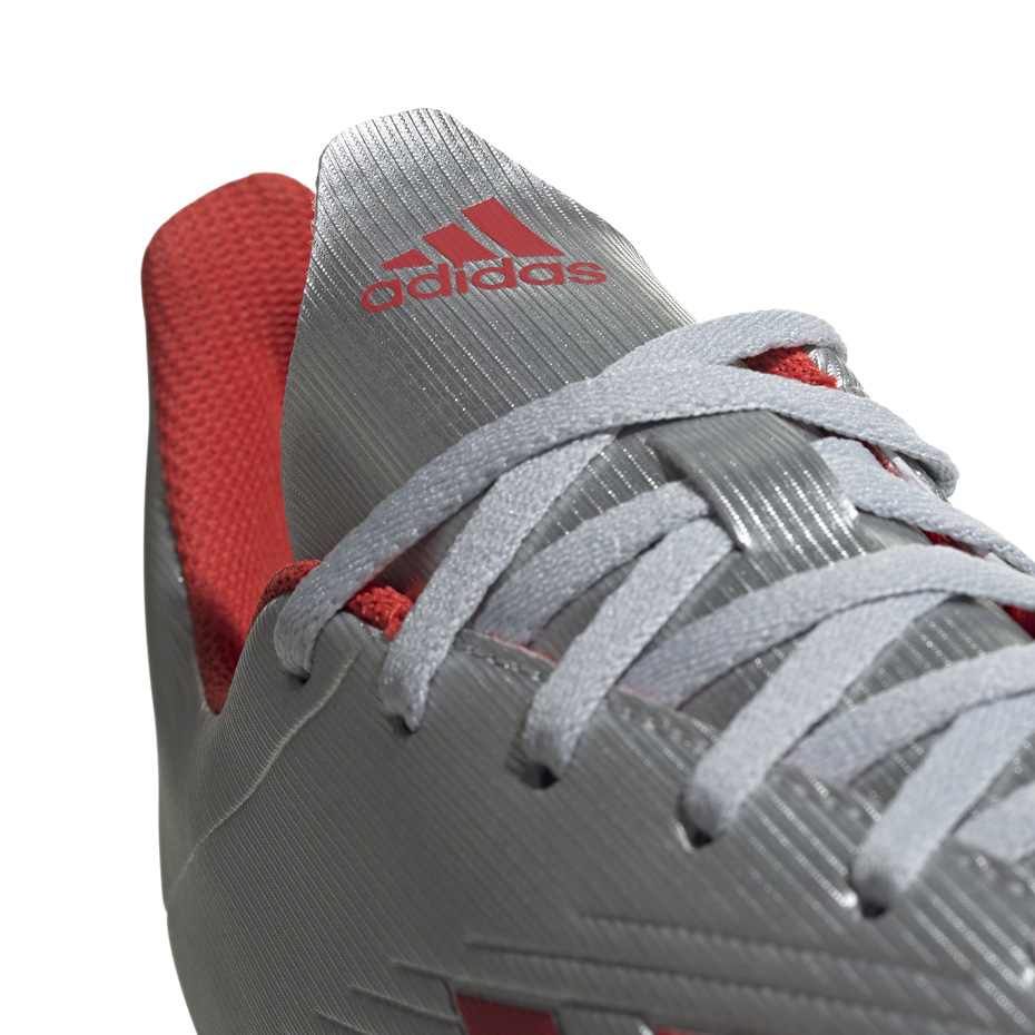 Buty piłkarskie adidas X 19.4 FxG srebrne F35379 - obrazek 2