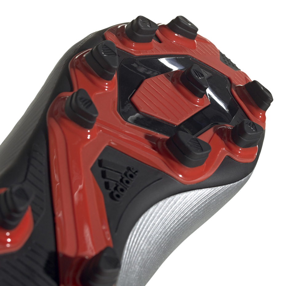 Buty piłkarskie adidas X 19.4 FxG srebrne F35379 - obrazek 3