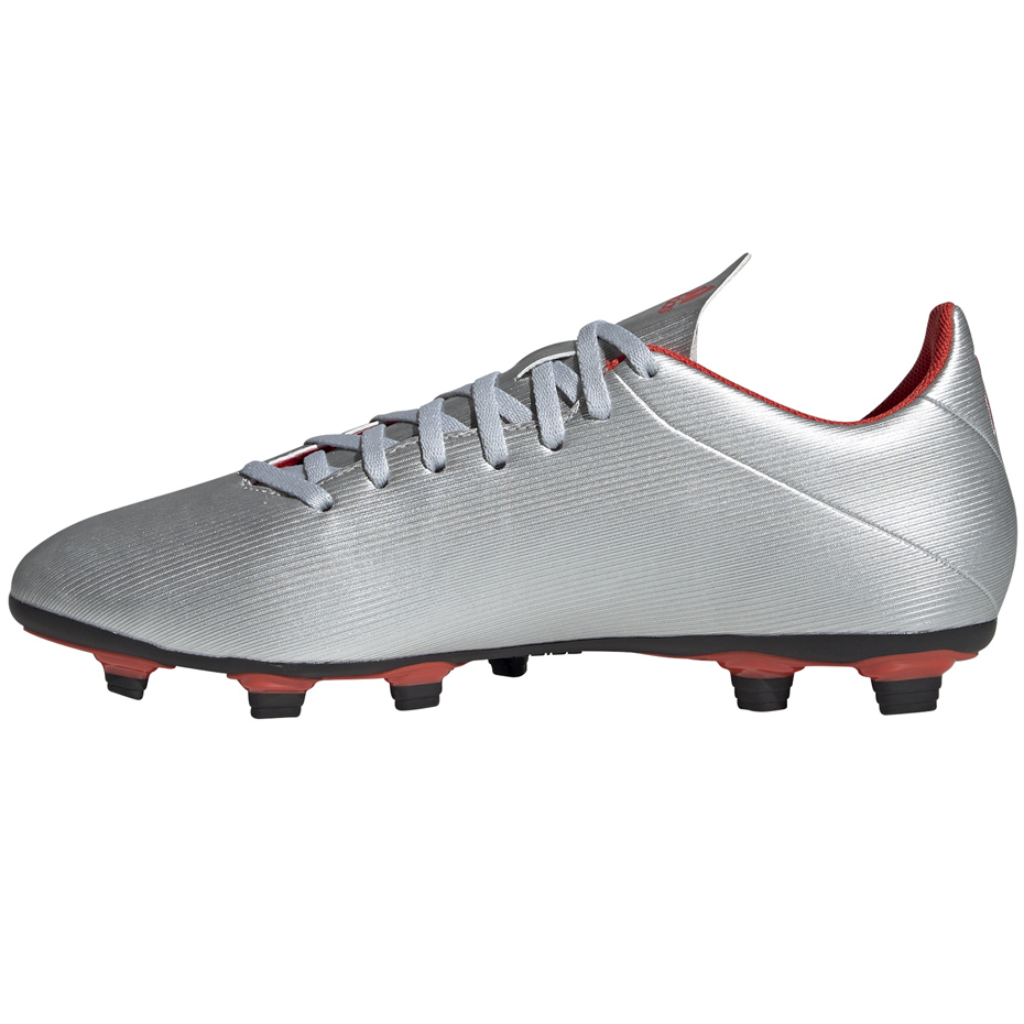 Buty piłkarskie adidas X 19.4 FxG srebrne F35379 - obrazek 6