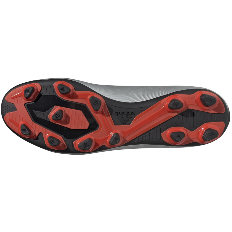 Buty piłkarskie adidas X 19.4 FxG srebrne F35379 - obrazek 7