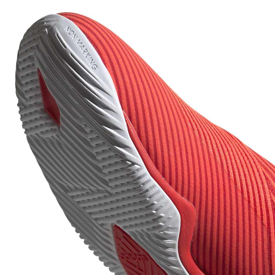 Buty piłkarskie adidas Nemeziz 19.3 LL IN czerwone G54685 - obrazek 5