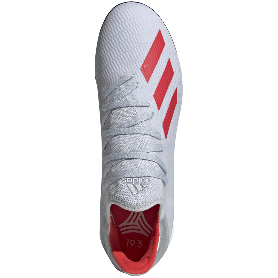 Buty piłkarskie adidas X 19.3 TF srebrne F35374 - obrazek 3