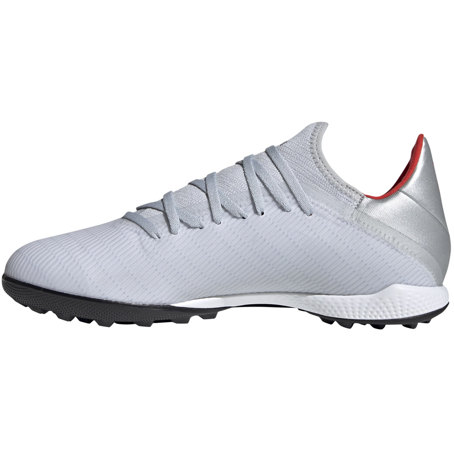 Buty piłkarskie adidas X 19.3 TF srebrne F35374 - obrazek 5