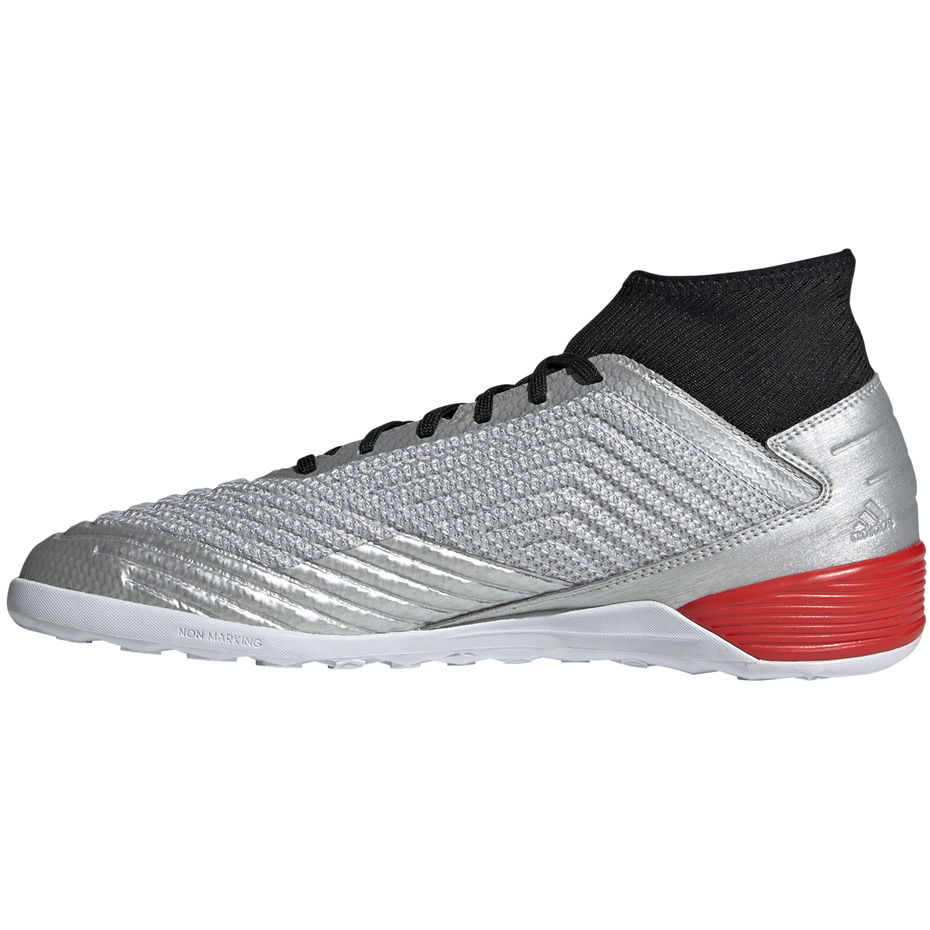 Buty piłkarskie adidas Predator 19.3 IN srebrne F35614 - obrazek 2
