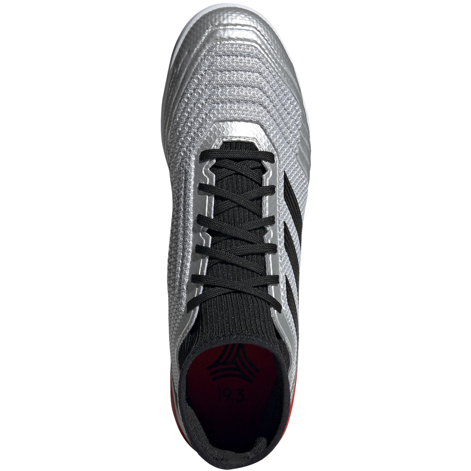 Buty piłkarskie adidas Predator 19.3 IN srebrne F35614 - obrazek 3