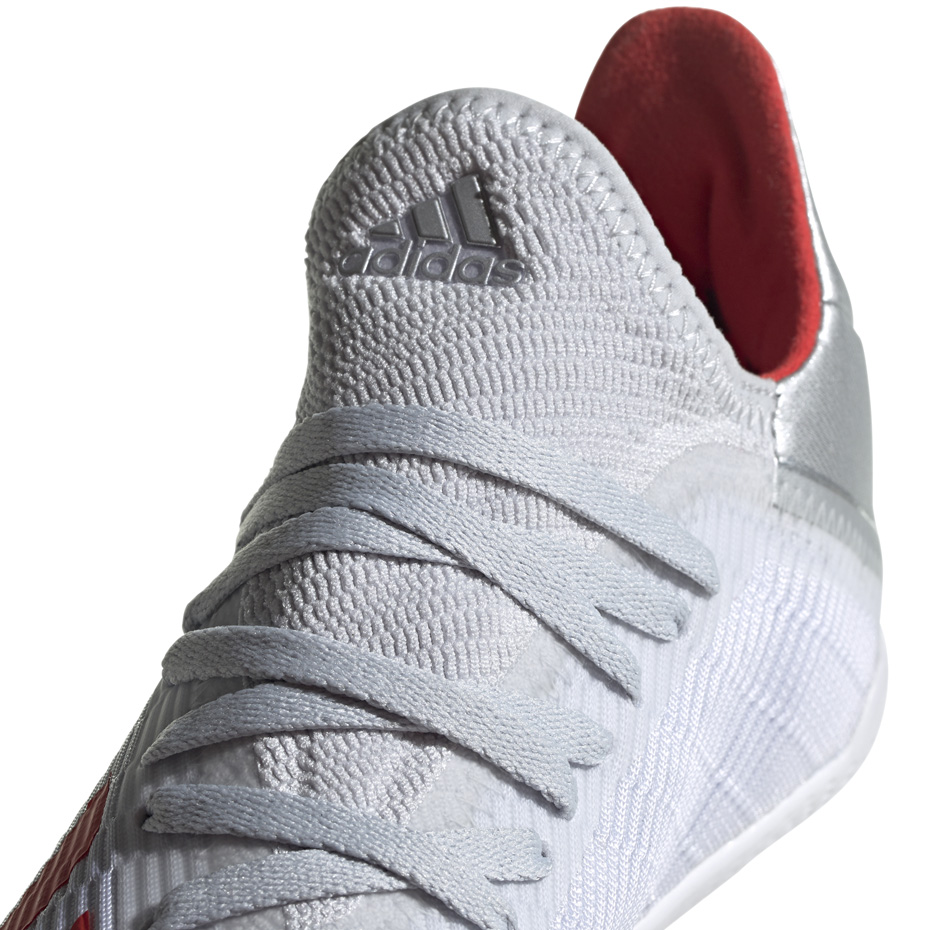 Buty piłkarskie adidas X 19.3 IN JR srebrne F35355 - obrazek 2