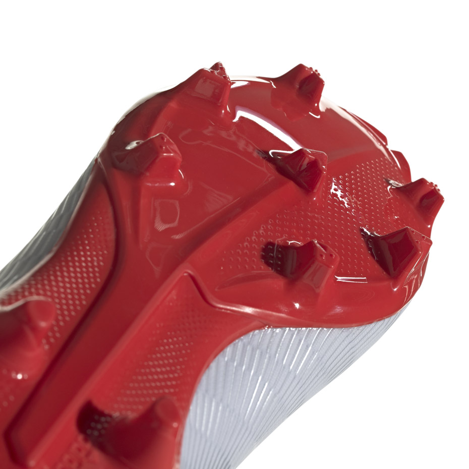 Buty piłkarskie adidas X 19.3 FG srebrne F35382 - obrazek 3