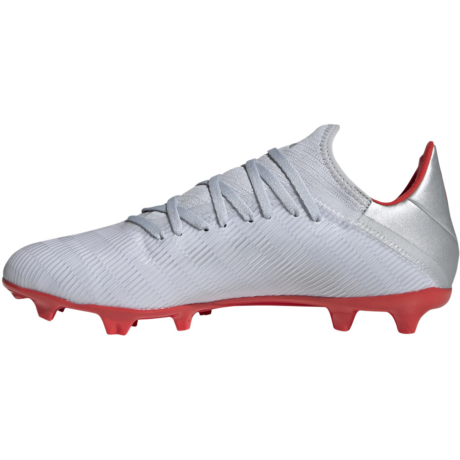 Buty piłkarskie adidas X 19.3 FG srebrne F35382 - obrazek 6