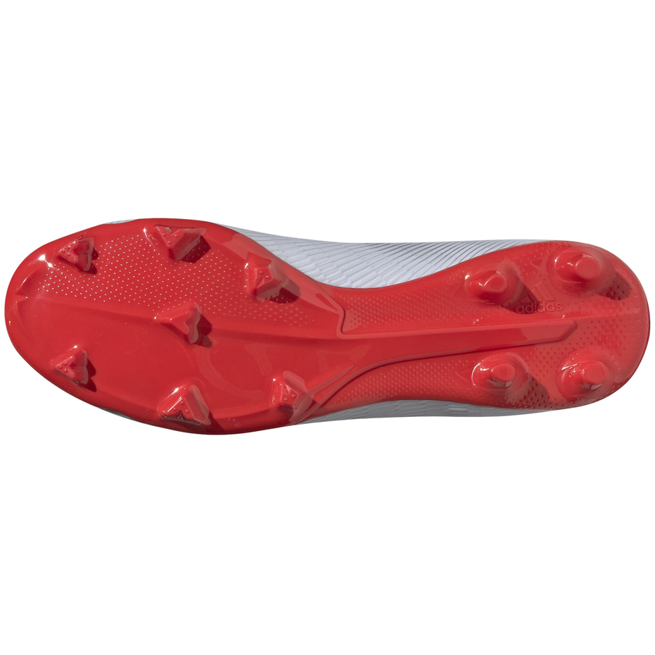 Buty piłkarskie adidas X 19.3 FG srebrne F35382 - obrazek 7