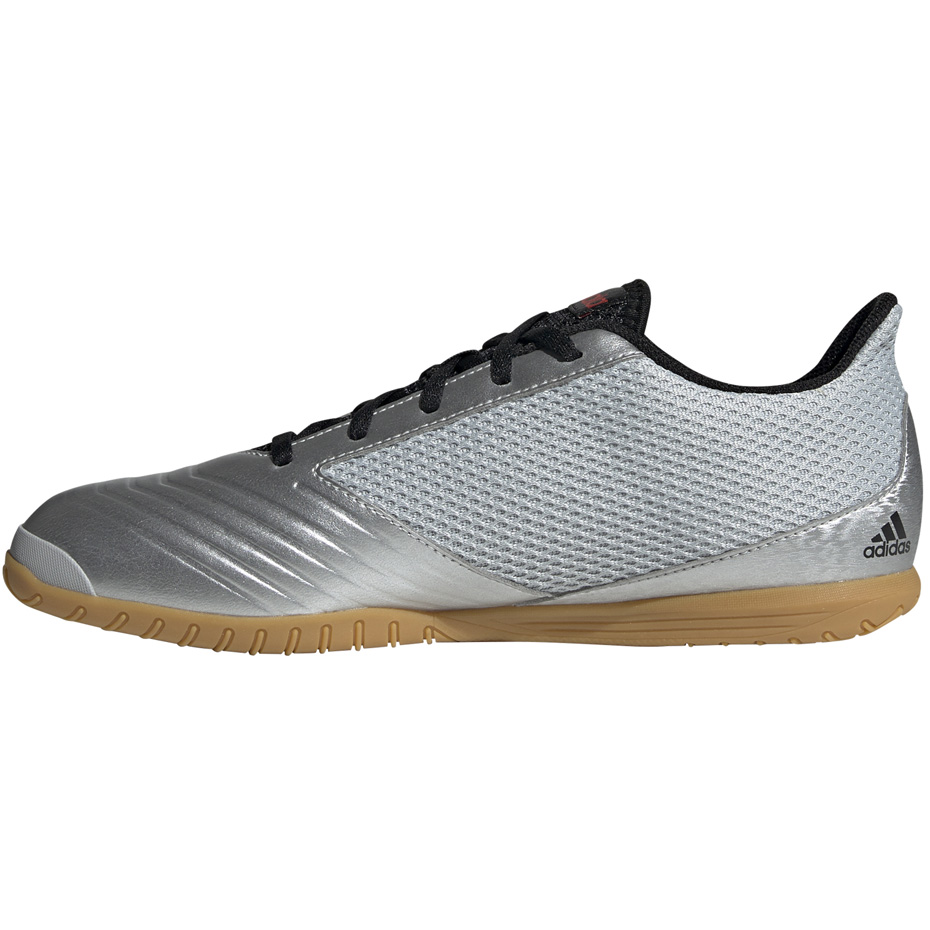 Buty piłkarskie adidas Predator 19.4 IN Sala srebrne F35630 - obrazek 2