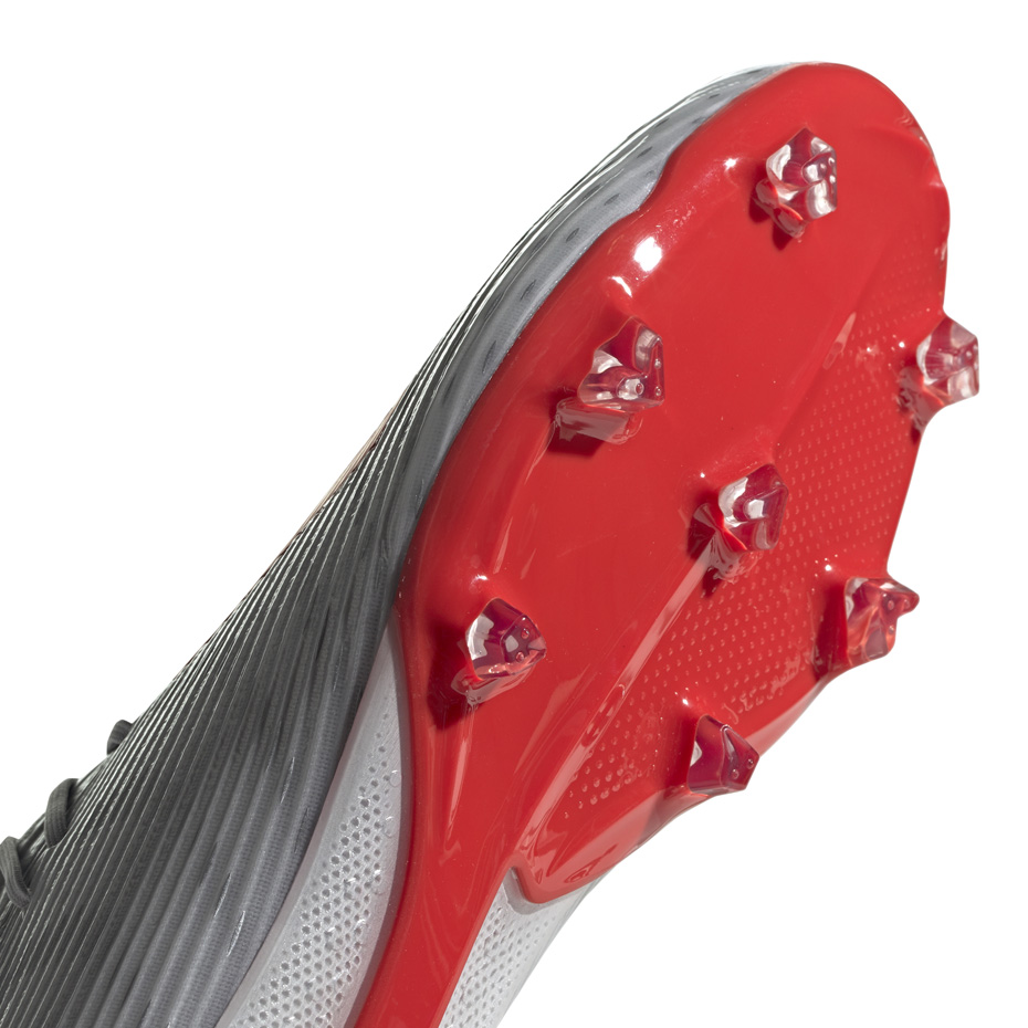 Buty piłkarskie adidas X 19.2 FG srebrne F35386 - obrazek 2