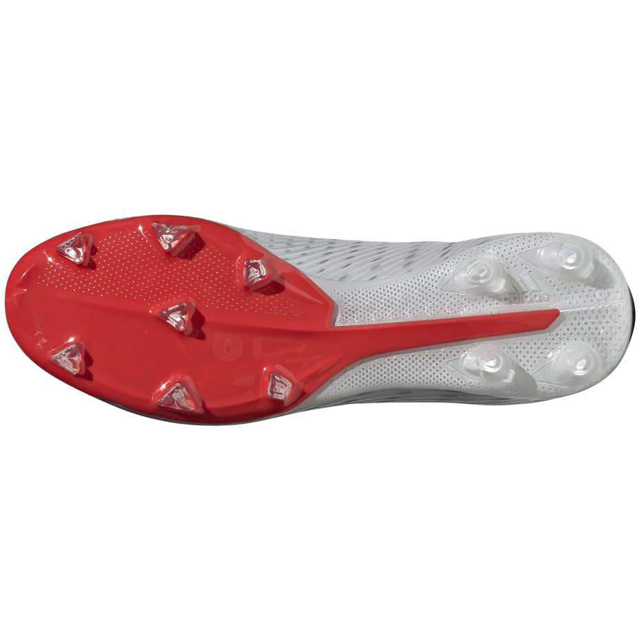 Buty piłkarskie adidas X 19.2 FG srebrne F35386 - obrazek 7