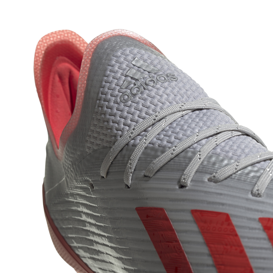 Buty piłkarskie adidas X 19.1 FG srebrne F35315 - obrazek 2