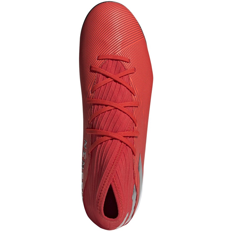 Buty piłkarskie adidas Nemeziz 19.3 TF czerwone F34427 - obrazek 2