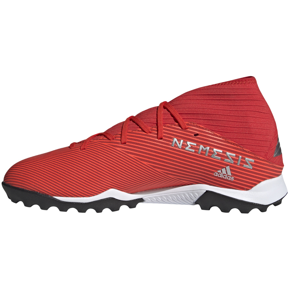 Buty piłkarskie adidas Nemeziz 19.3 TF czerwone F34427 - obrazek 3