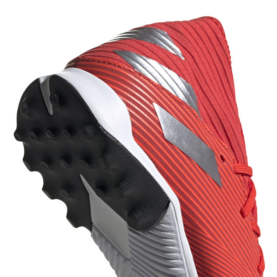 Buty piłkarskie adidas Nemeziz 19.3 TF czerwone F34427 - obrazek 5