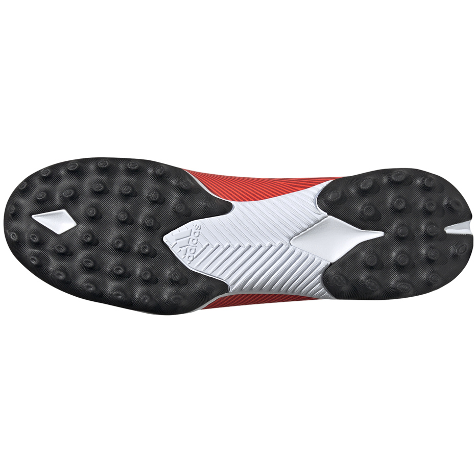 Buty piłkarskie adidas Nemeziz 19.3 TF czerwone F34427 - obrazek 7