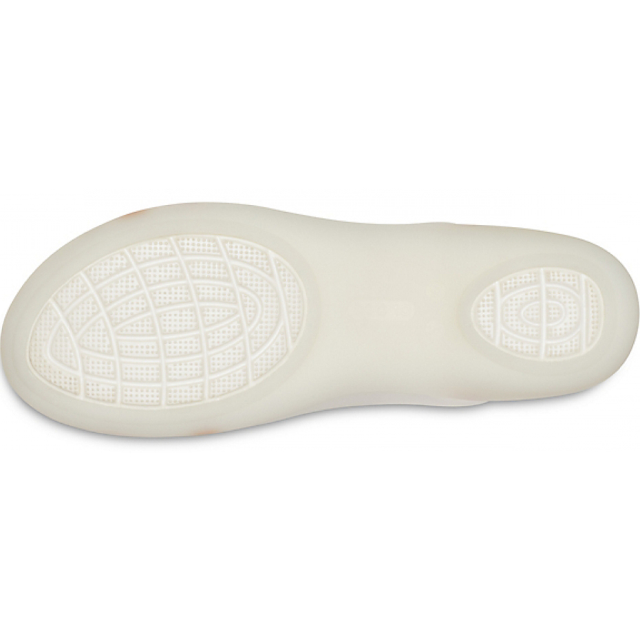 Crocs sandały dasmkie Isabella Huarche 2 Flat W białe 204912 12U - obrazek 5