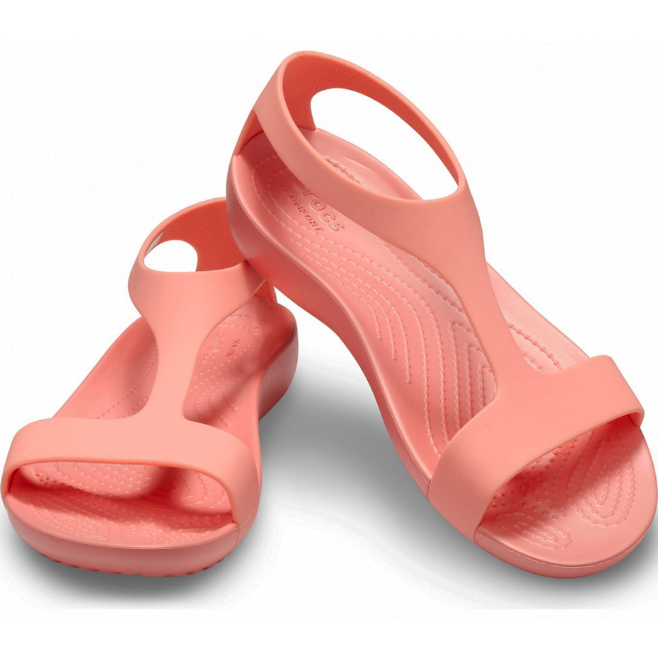Crocs sandały damskie Serena Sandal W koralowe 205469 6JC - obrazek 3
