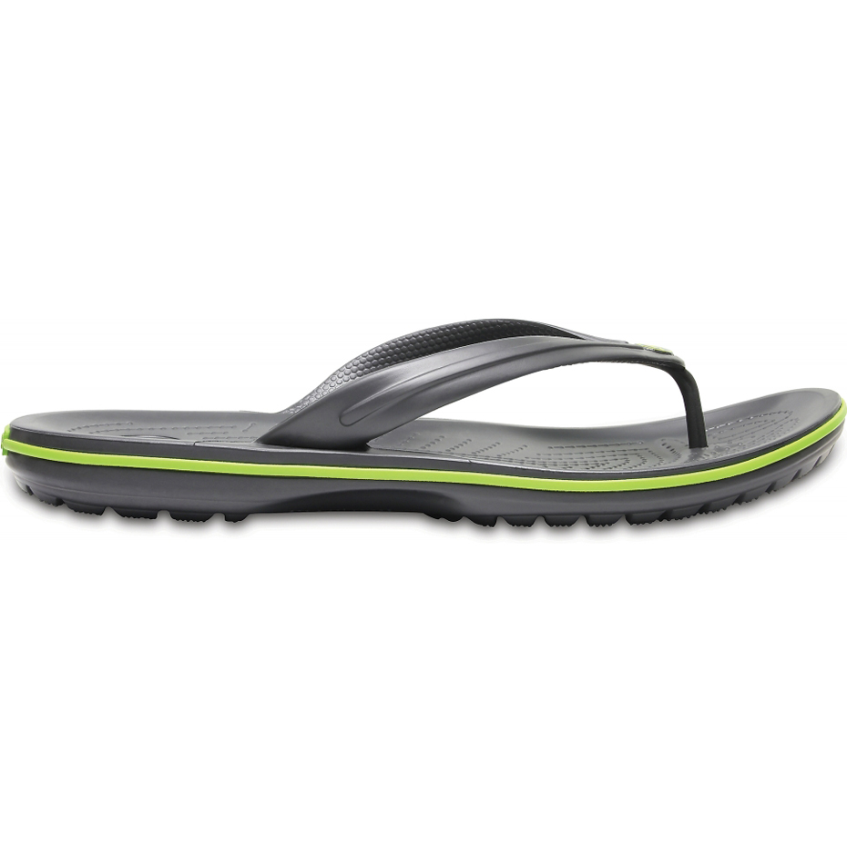 Klapki Crocs Crocband Flip grafitowo-zielone 11033 0A1 - obrazek 2