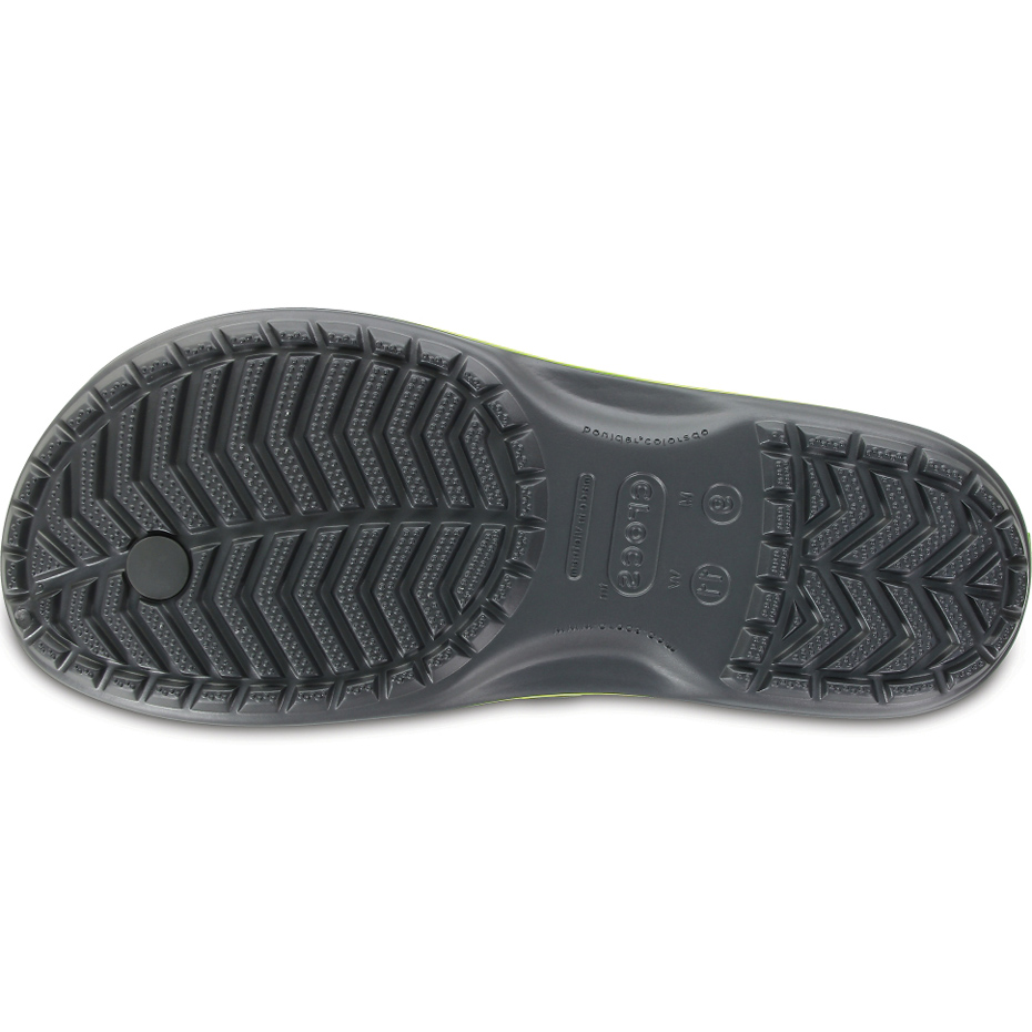 Klapki Crocs Crocband Flip grafitowo-zielone 11033 0A1 - obrazek 6