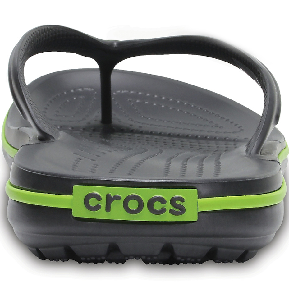 Klapki Crocs Crocband Flip grafitowo-zielone 11033 0A1 - obrazek 7