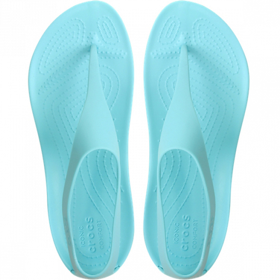 Crocs sandały damskie Serena Flip W jasny niebieski 205468 40M - obrazek 2