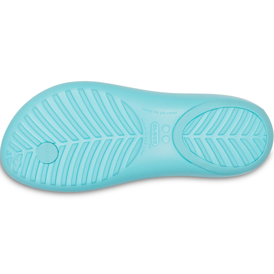 Crocs sandały damskie Serena Flip W jasny niebieski 205468 40M - obrazek 6