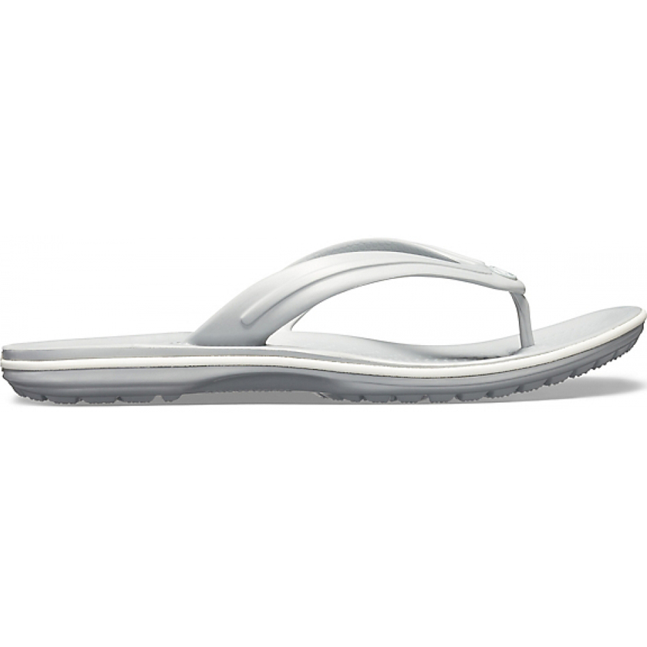 Klapki Crocs Crocband Flip jasny szaro biały 11033 00J - obrazek 4