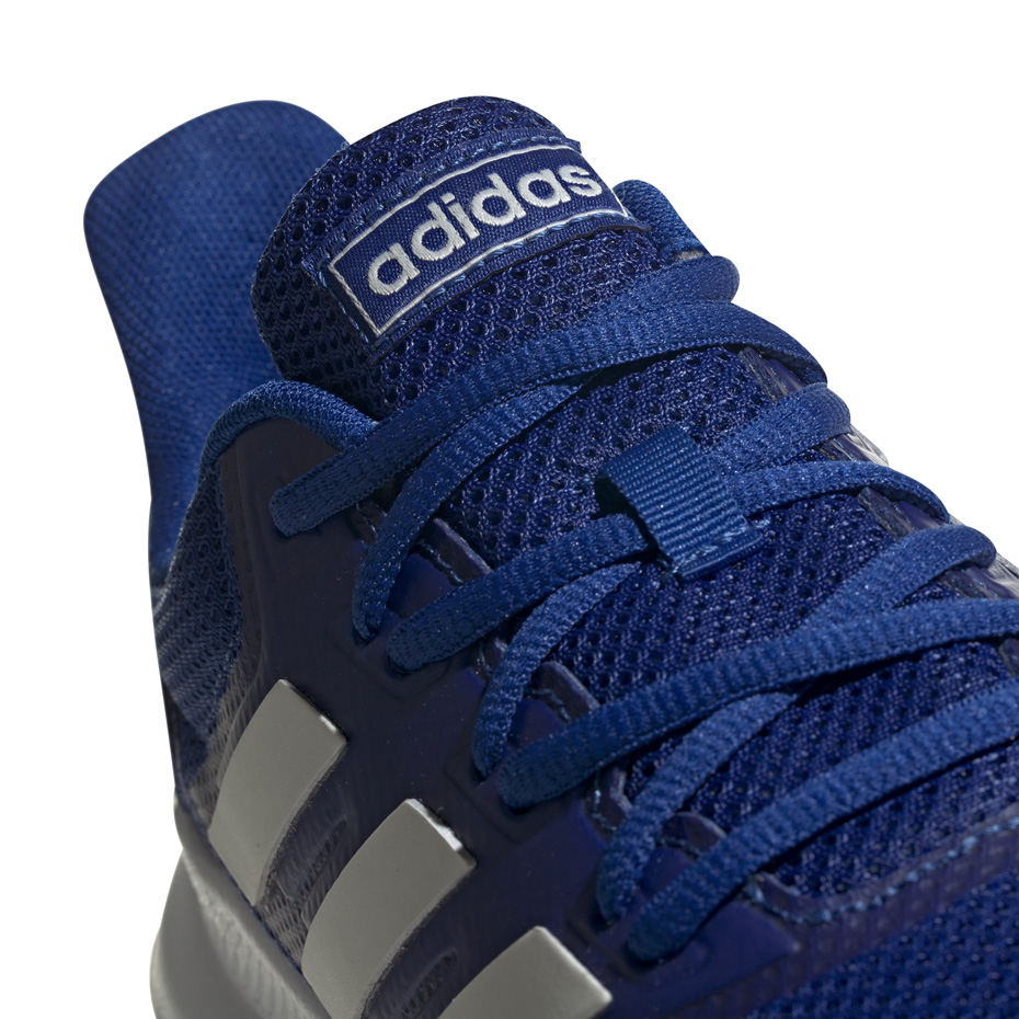 Buty męskie do biegania adidas Runfalcon niebieskie EF0150 - obrazek 5