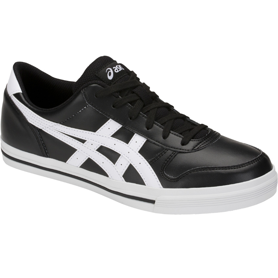 Buty męskie Asics Aaron czarno białe 1201A007 002 - obrazek 4