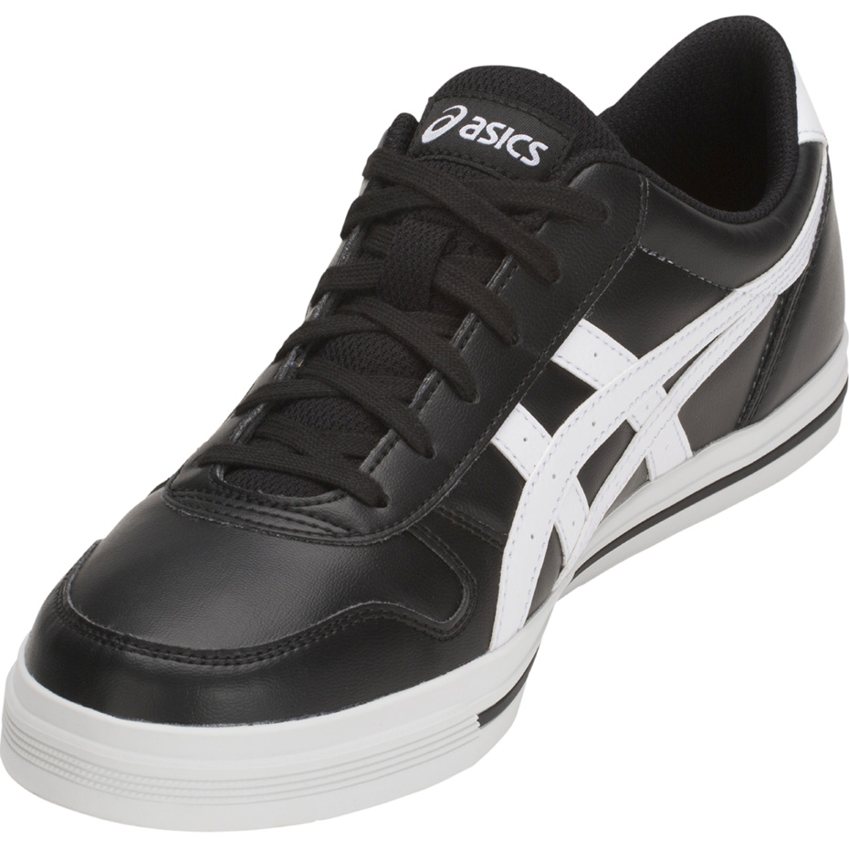 Buty męskie Asics Aaron czarno białe 1201A007 002 - obrazek 5
