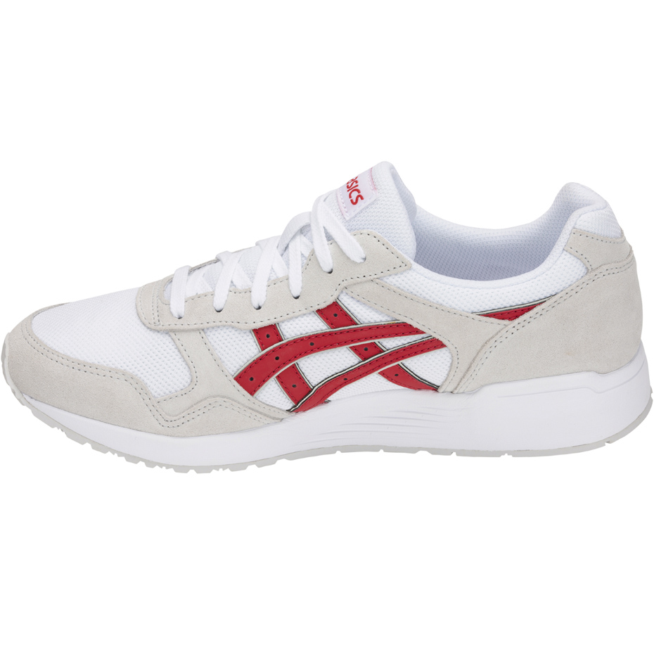 Buty męskie Asics Lyte Trainer biało czerwone 1201A006 101 - obrazek 2