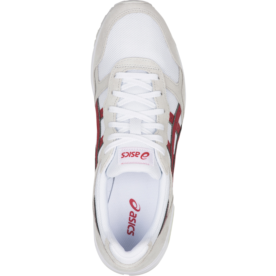 Buty męskie Asics Lyte Trainer biało czerwone 1201A006 101 - obrazek 3