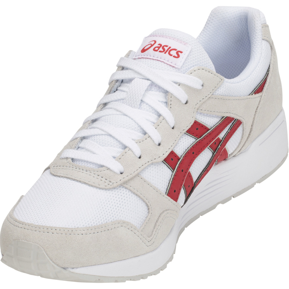 Buty męskie Asics Lyte Trainer biało czerwone 1201A006 101 - obrazek 5